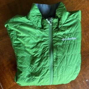 Bright Green Columbia Youth Large puffer